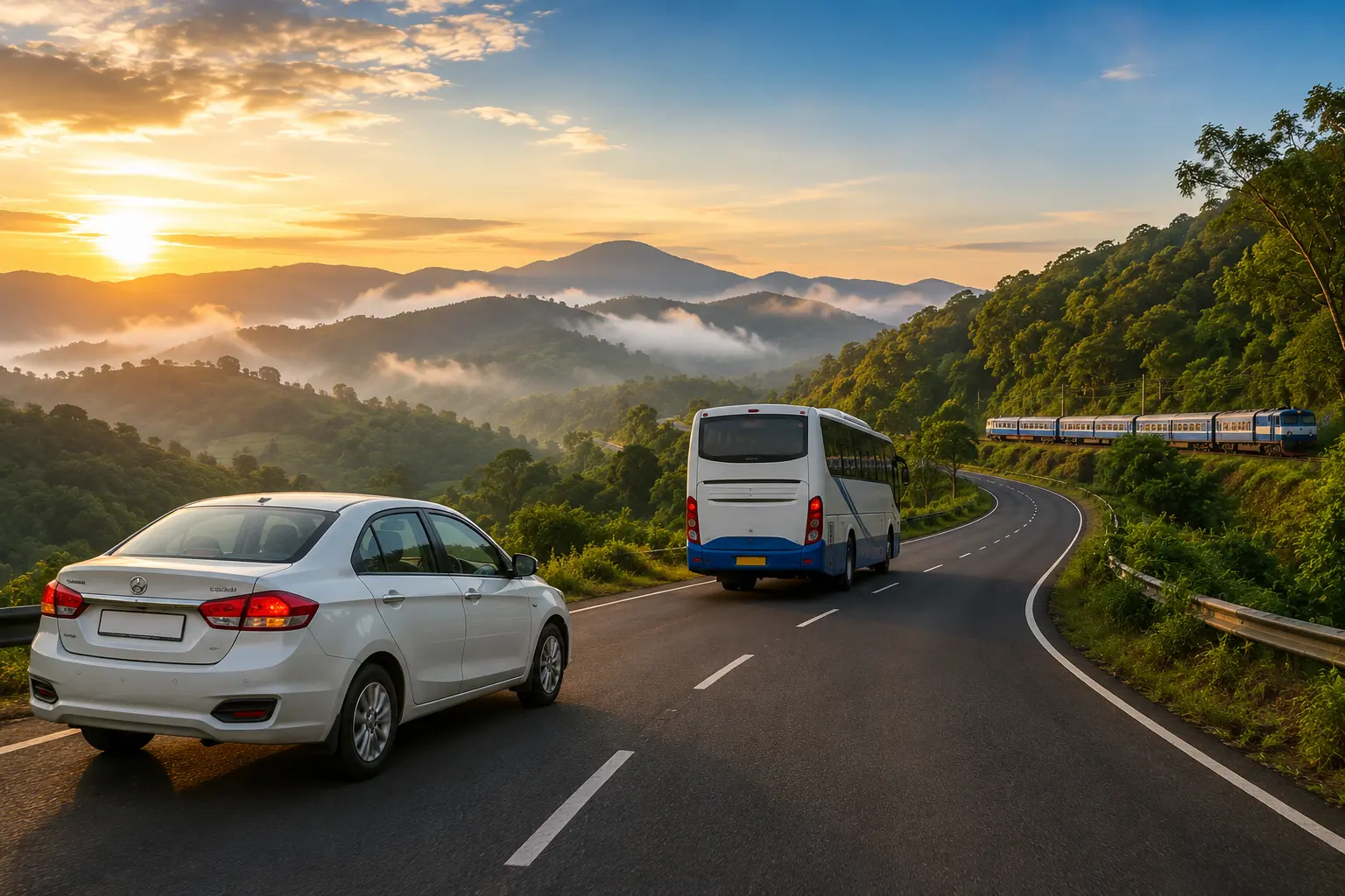How to Reach Chikmagalur by Car, Bus and Train